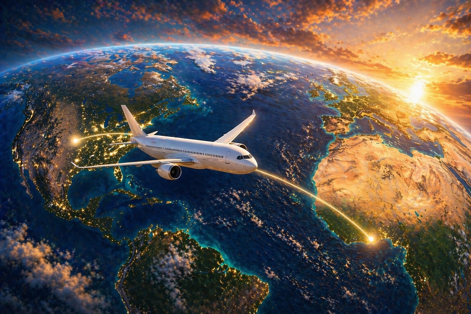 How long is a flight to Nigeria from the US?